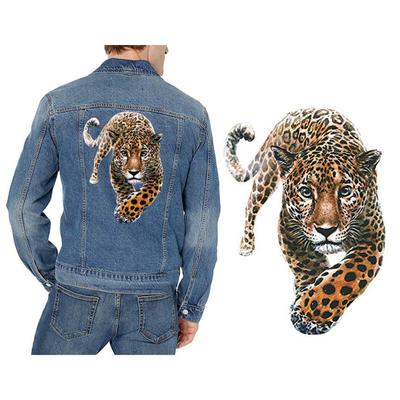 Tiger Heat Transfer Paper Iron On Sticker Arts Sticker Colorfast Clear Print Realistic Animal Clothes Bags Hats Decoration Transfer Decal