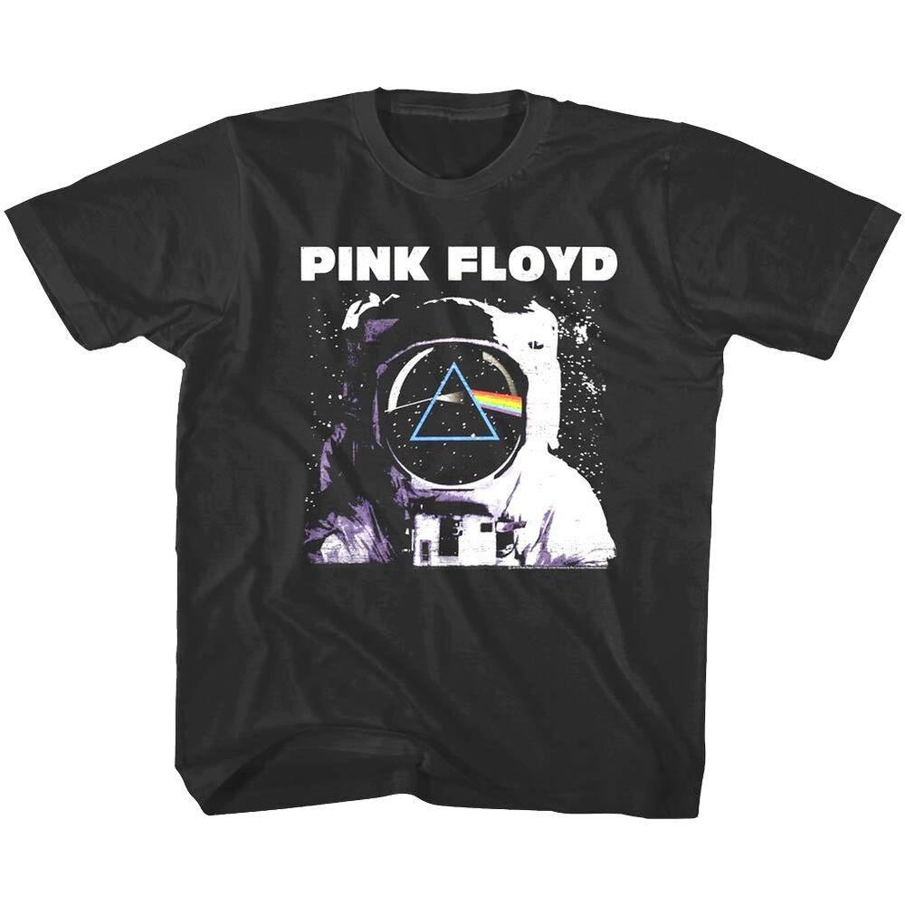 

Pink Floyd Prism Moon Landing Astronaut T Shirt Dark Side Album Boys Girls L