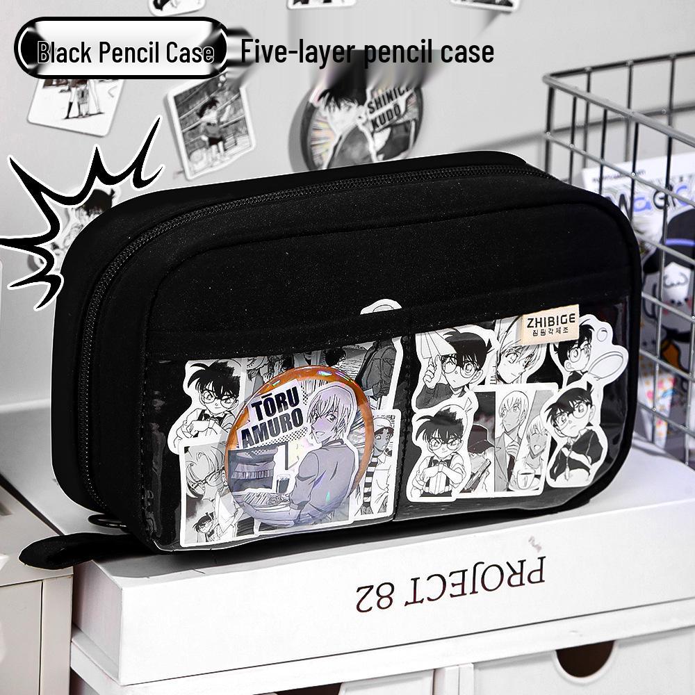 Baji Multi-Functional 10-Layer Large Capacity Transparent Pencil Case 2025