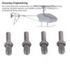 4Pcs RC Plane Horizontal Axes Metal RC Helicopter Horizontal Axes Group for Wltoys XK K124 K170