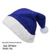 Adult Christmas Hat with Colorful Stars - Super Soft Fabric for Holiday Parties