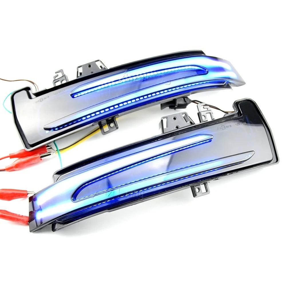 Car Yellow Dynamic LED Rearview Mirror Indicator Light 12V Fit For Mercedes - Benz GLK-CLASS X204 08-15 T-Model S204 07-14