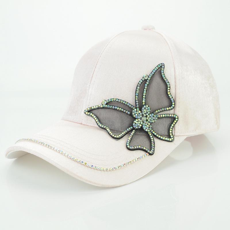 Hat Trendy versatile with diamond cap Internet celebrity spring and summer sunshade sun hat fashion baseball cap