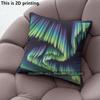 Northern Lights Aurora Square Throw Pillow Cases Pattern Cushion Cover Suitable For Sofa Bedroom Car Pillow Cover