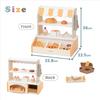 PolarB Pretend Play Bakery Wooden Toy - Cute Gift - Ages 3+ TYPR44296