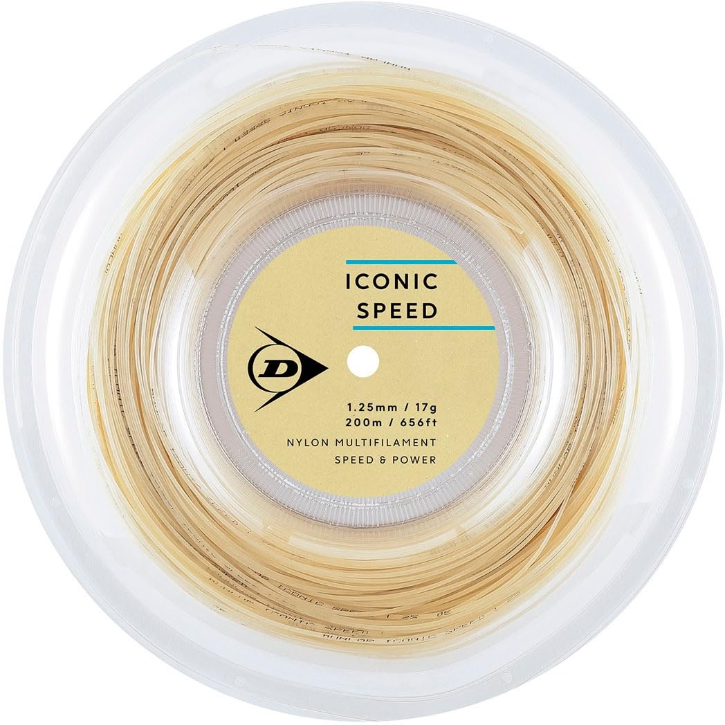 

Струна Dunlop ICONIC SPEED для тенниса DSTA32021, 200 м, Натуральная, 1.25/17G,