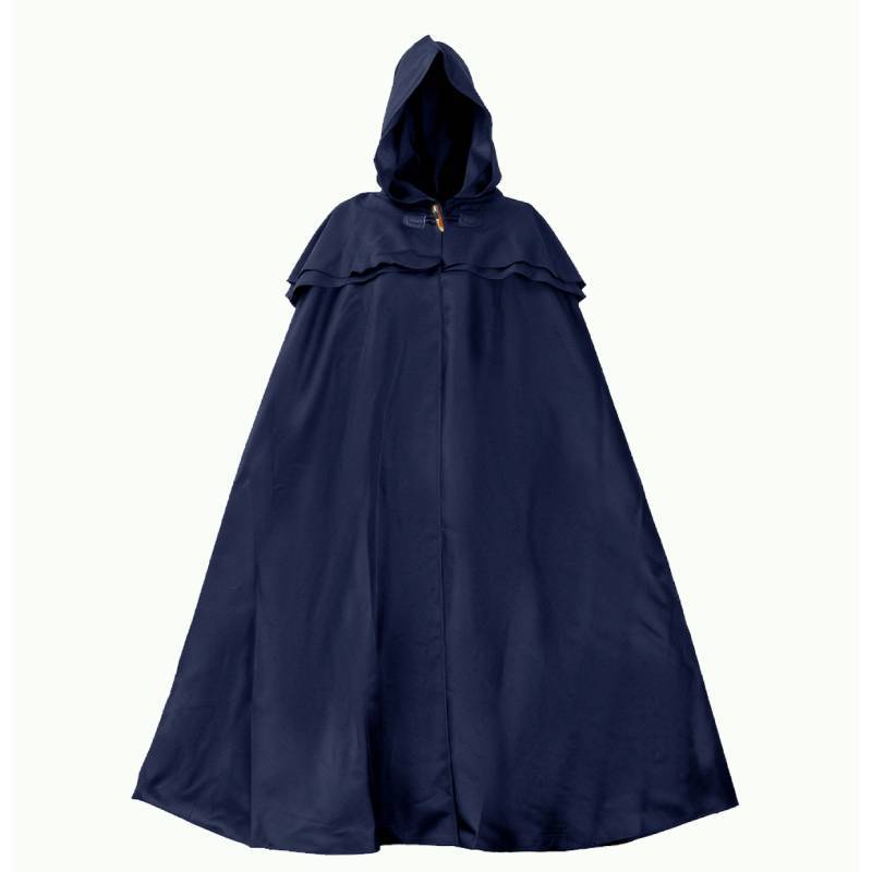 Medieval Fantasy Cloak With Hood For Cosplay And Themed Parties