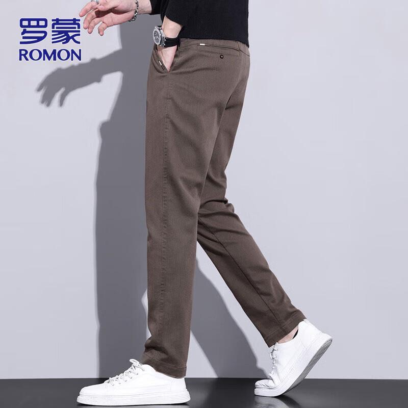 

ROMON Men s Casual Straight-Leg Pants 38
