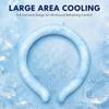 Neck Ice Ring Neck Cooling Tube, Hands-Free Reusable Ice Rings Neck Cooler, Wearable Cooling Wrap For Hot Weather, Leakproof Coolings Necks