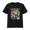 Maglietta con Stampa Personaggio Videogioco Ratchet & Clank per Bambini Casual vintage Lavata moda grafica Comoda Elegante Elastica