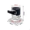 Transparent Trimmer Base Router Sturdy Construction Handheld Trimming Protector for