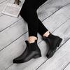Paare Wasserdichte Chelsea Boots Damen Plateau Regenschuhe 2025 Slipper Regenstiefel Damen Outdoor Arbeitsregenstiefel Botines Mujer