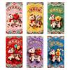 6PCS Flat Design Spring Festival Red Envelope Year of The Horse Lucky Money Packet  Graduation
