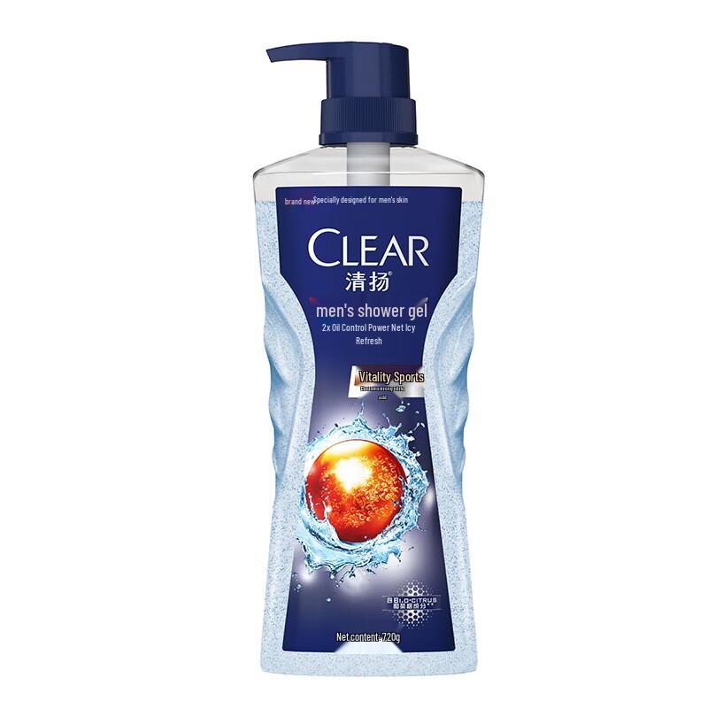 CLEAR Herren Vitality Sport Ölkontrolle Duschgel