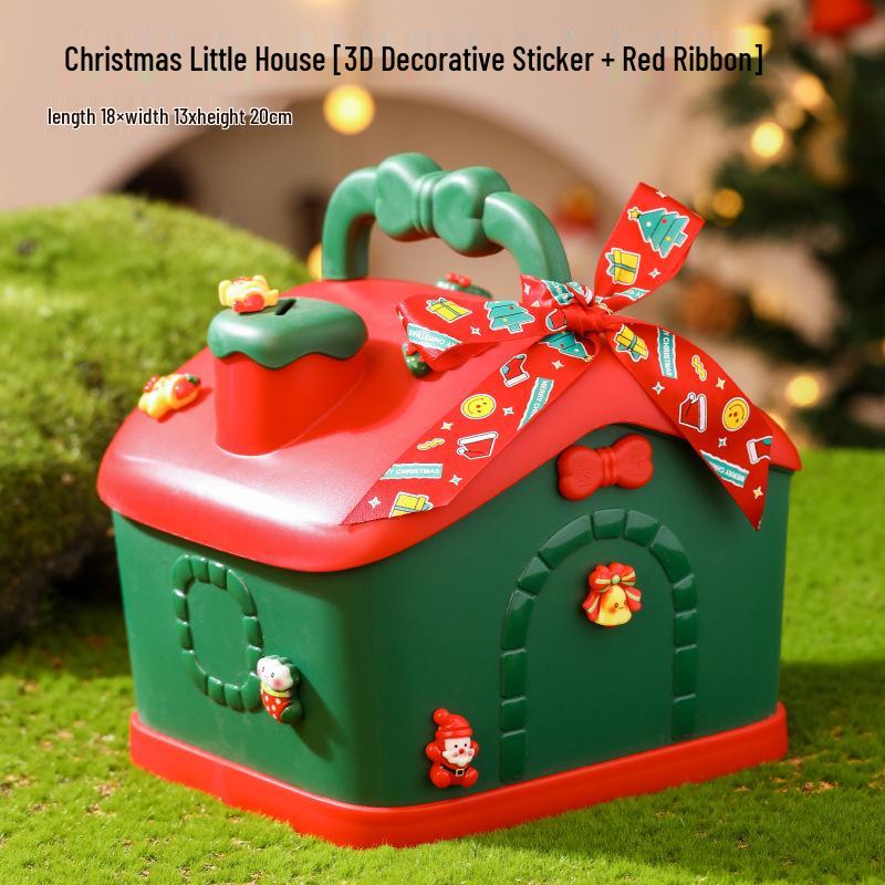 Christmas Eve Apple Gift Box - Creative Little House Candy Packaging for Kids