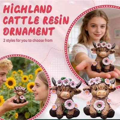Multifunktionaler Kalb Blumentopf Stifthalter Paar Dekoration Harz Figur