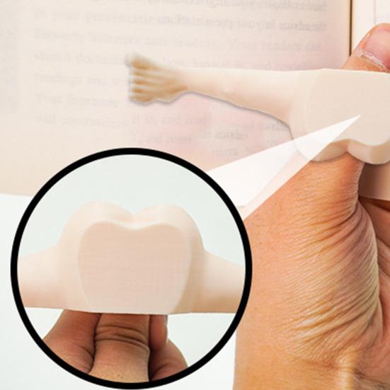 1/2 Pezzi Segnapagina per Libro Design Compatto Portatile Facile da Usare Segnapagina da Pollice per Una Mano