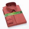 New Quality Anti-Wrinkle Men Shirt Long Sleeves Dress Shirts For Men Slim Fit Camisa Social Business Blouse Stripe Shirt 6XL 7XL