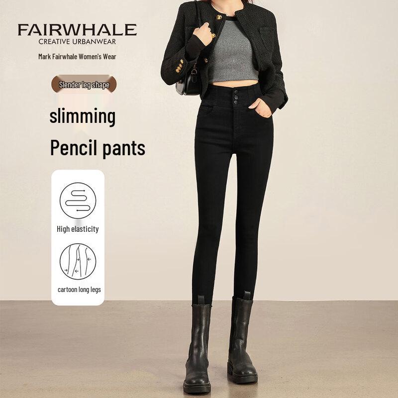 Mark Fairwhale Women s Black High-Waist Slim-Fit Skinny Jeans 29