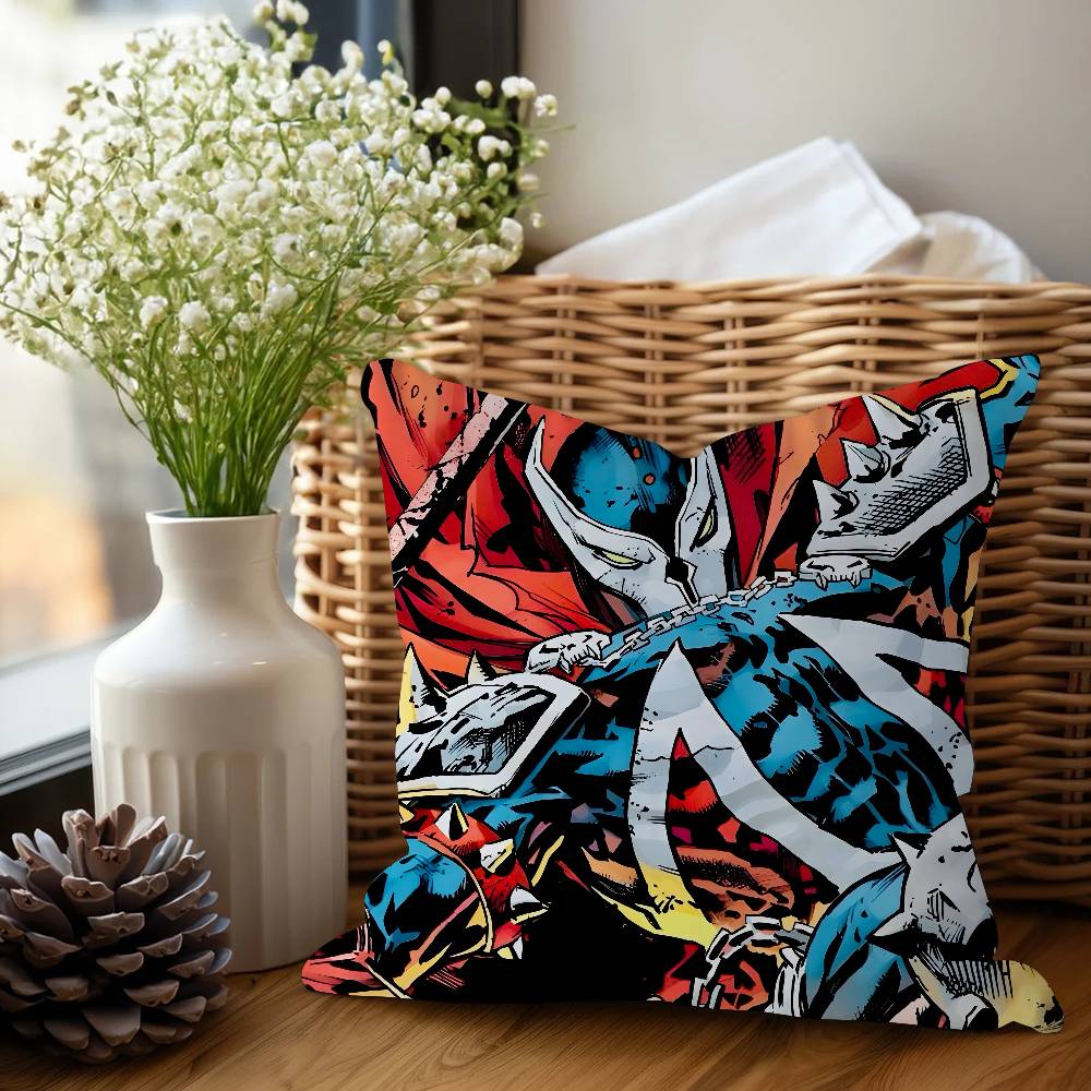 S-Spawn Anime Pillow Cushion Cover Pillowcase Living Room Sofa Home Decor Customized