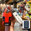 Fob Smart Key Protective Accessories Car ABS & Silicone Key Case Cover Buckle Chain For Great Wall GWM WEY TANK 300 500 Tank300
