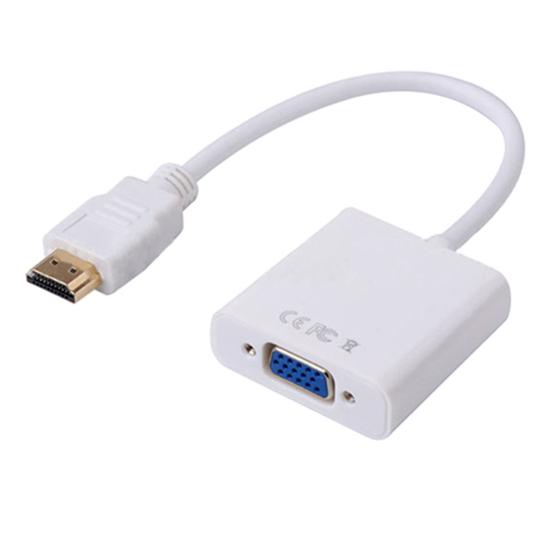 VGA Cable Plug Play Superior Signal Transfer Durbale HDMI Male To VGA Female Converter Adapter for DVD