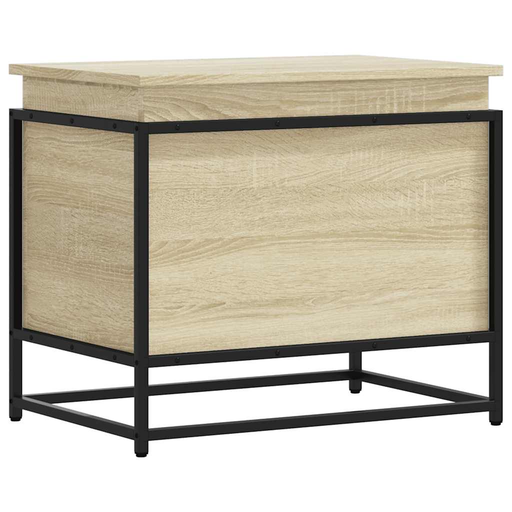 Storage Box with Lid Sonoma 60 X 40 X 51.5 Cm Engineered Wood
