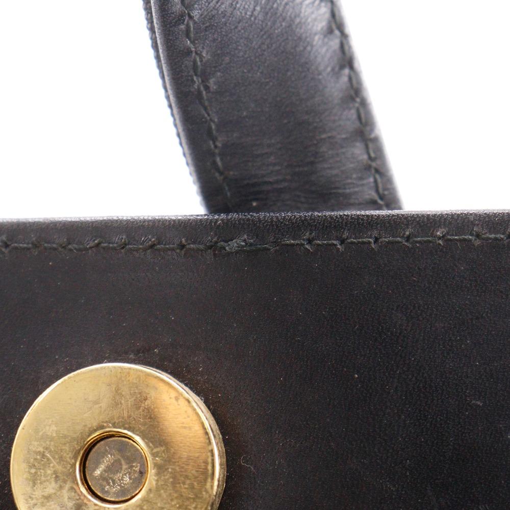 Salvatore Ferragamo Vara ribbon Handbag BA21 4178 2WAYShoulder black Calfskin Women Used