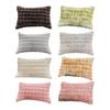 Pillow Cover Solid Color Design Plush Soft Pillow Case Autumn Winter Warm Comfortable Bedroom Pillowcase
