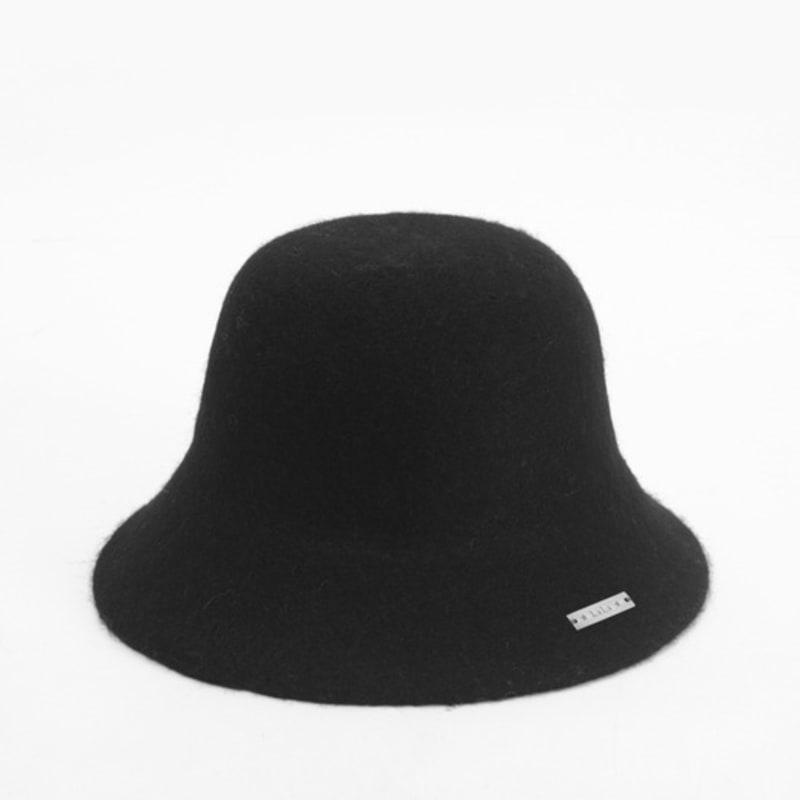 

LALA Wool Knit Classic Hat - Black FREE