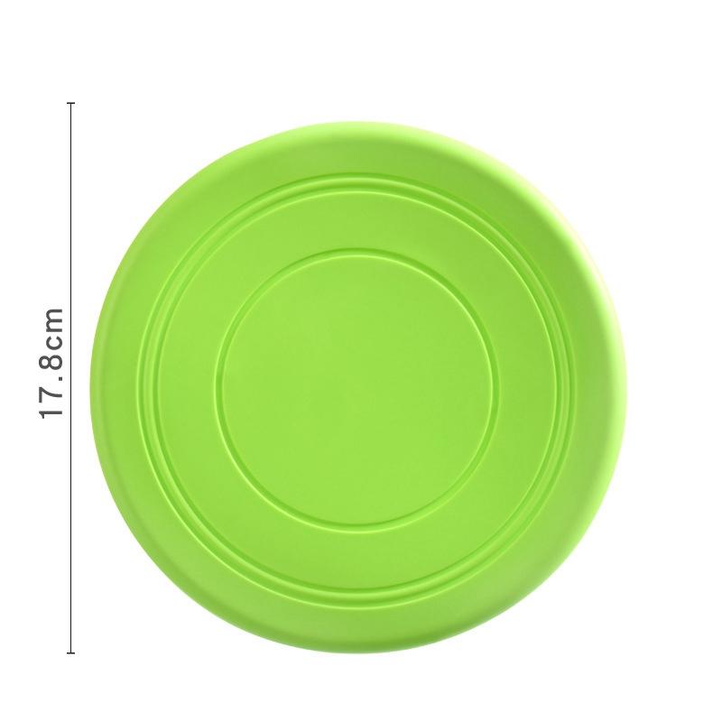 17.8cm Pet Resistant Bite Floating Toy Game Flying Discs Interactive Dog Supplies Dog Toys Pet Flying Discs Puppy Training Toy