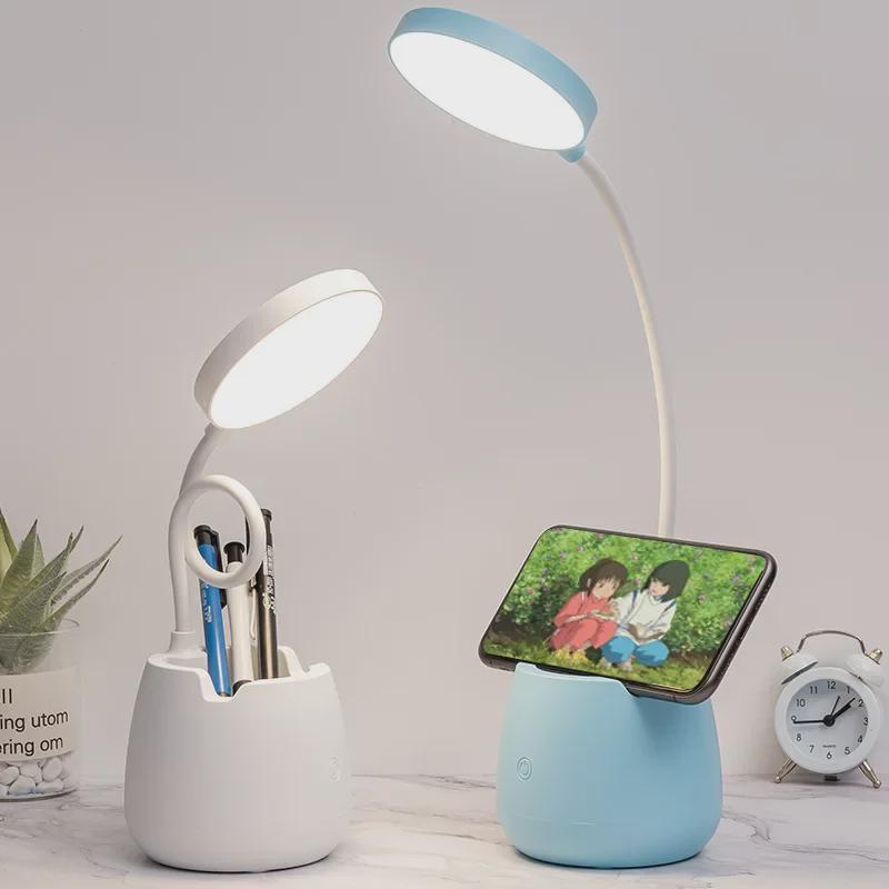 LED Rechargeable Desk Lamp - Eye Protection for Students and Children, Ideal for Bedrooms or Dorms