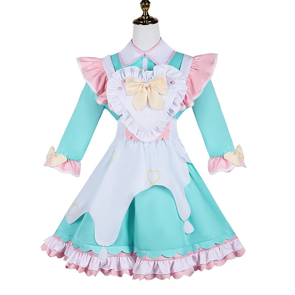 Tangtang Ametrine Maid Cosplay Costume - Streamer Girl Overdose Anime Outfit