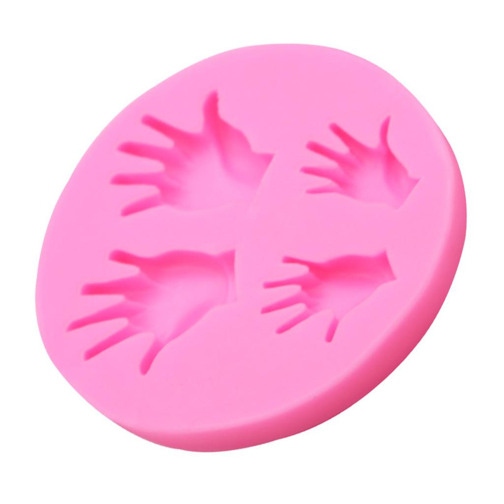 DIY Chocolate Moulds Dessert Mold Large and Small Palms Shaped Cake Decorating Tools Silicone Material for DIY Baking