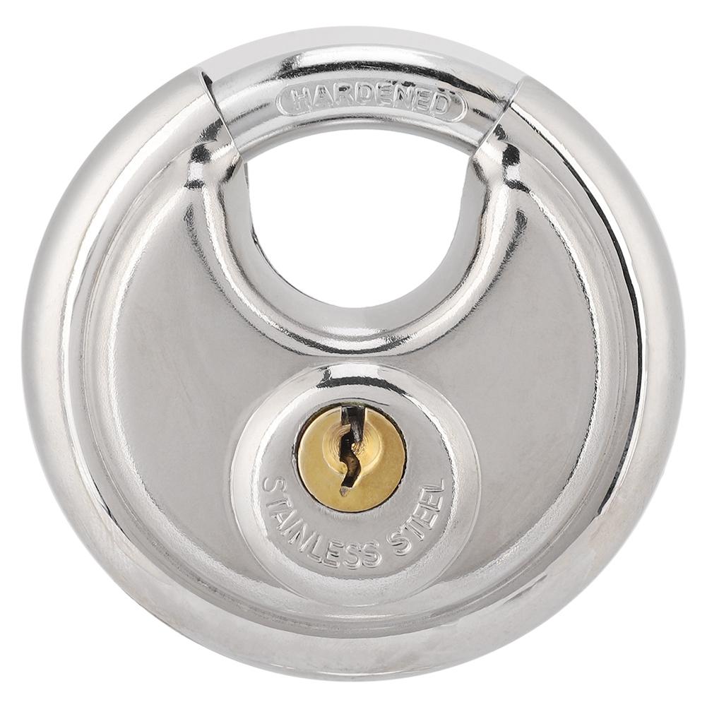 

Stainless Steel Round shape Padlock Key for Outdoor Warehouse Fences Cabinet Locks