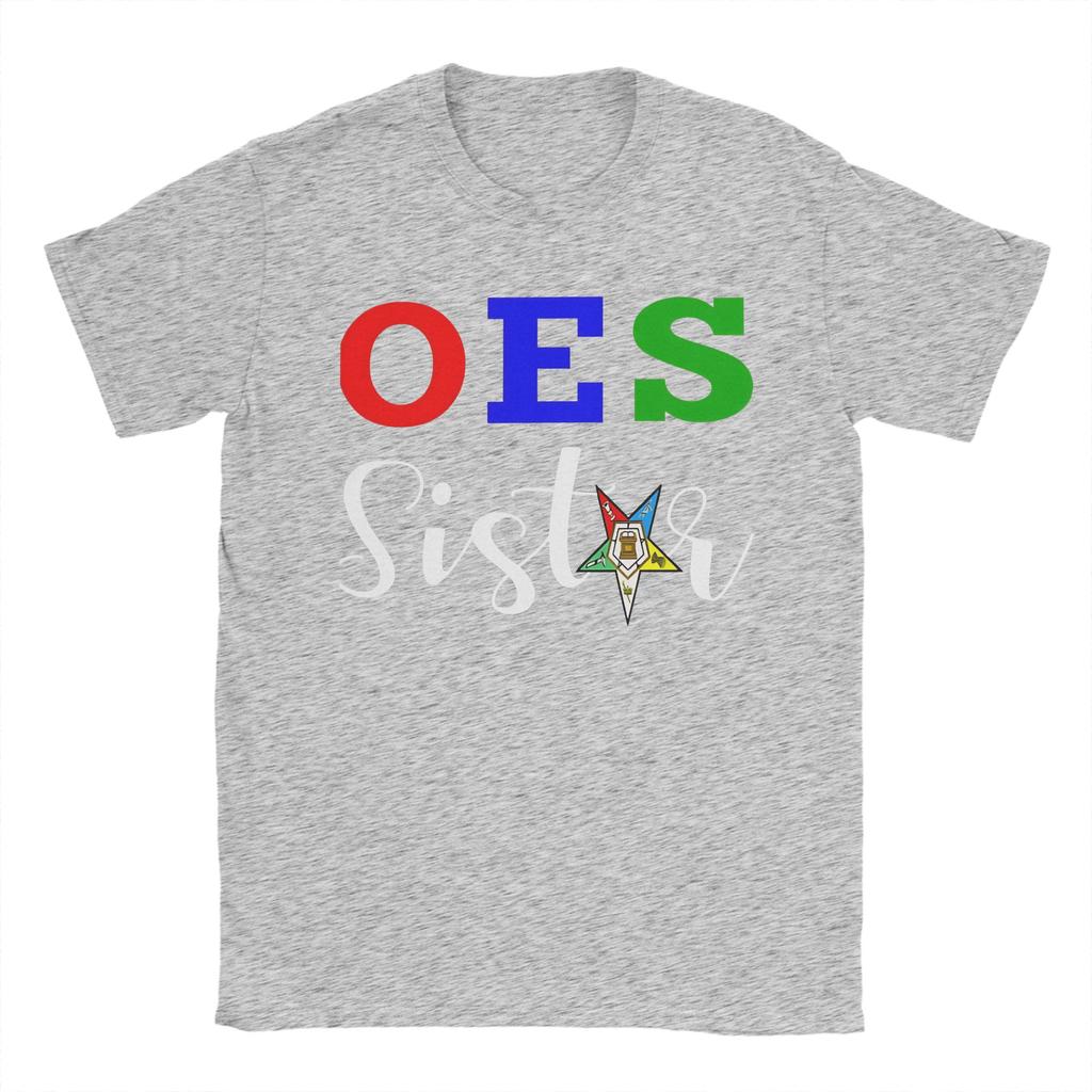 Unisexs Oes Order Of The Eastern Star Sistar Sisterhood T Shirts Cotton Top Tees Shortsleeved Tshirt Crew Neck Tshirt Plus Size