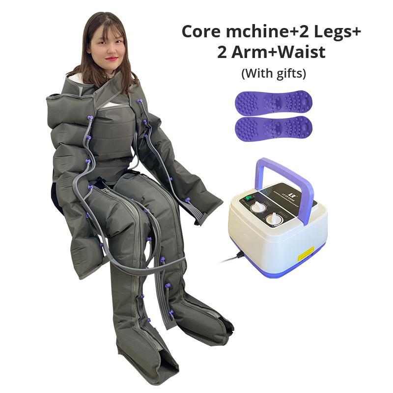 Home Portable Electric Air Compression Massager 6 Chamber for Leg Arm Waist Foot Lymphatic Drainage Massager Blood Circulation