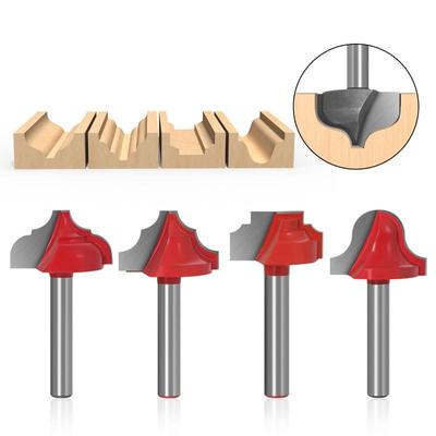 1pc 6mm Shank Wood Router Bit Straight End Mill Trimmer Cleaning Flush Trim Corner Round Cove Box Bits Tools