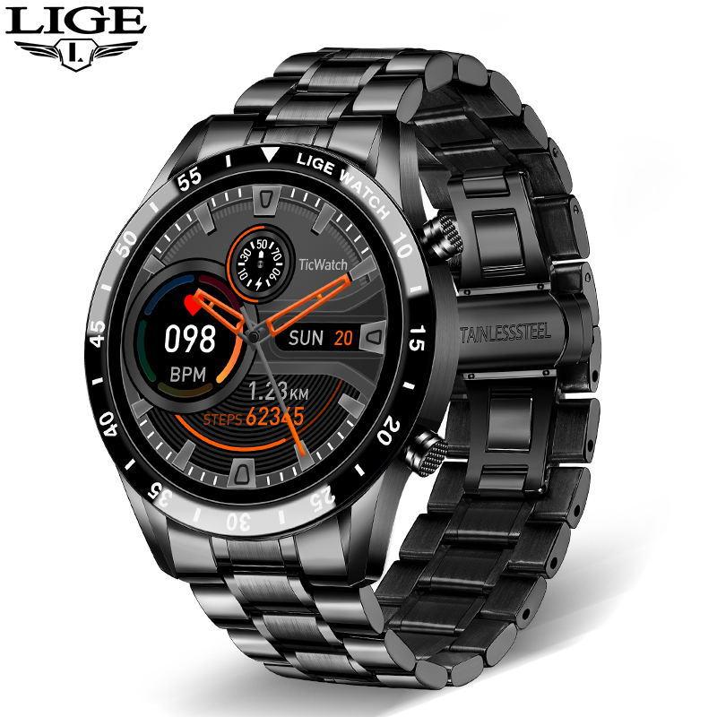 LIGE Smart Watch Bluetooth Call Blood