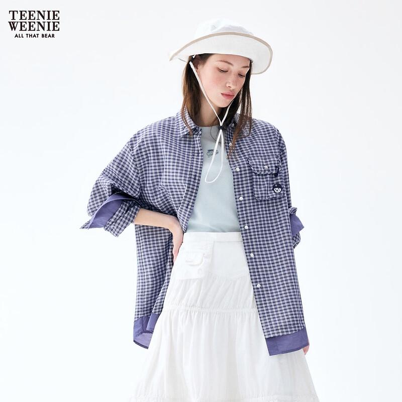Teenie Weenie Women's Plaid Bear Shirt