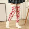 Christmas Festival Patterned Thigh High Socks Womens Winter Fashion Knitted Over Knee Long Stockings Leg Warmers Hosiery