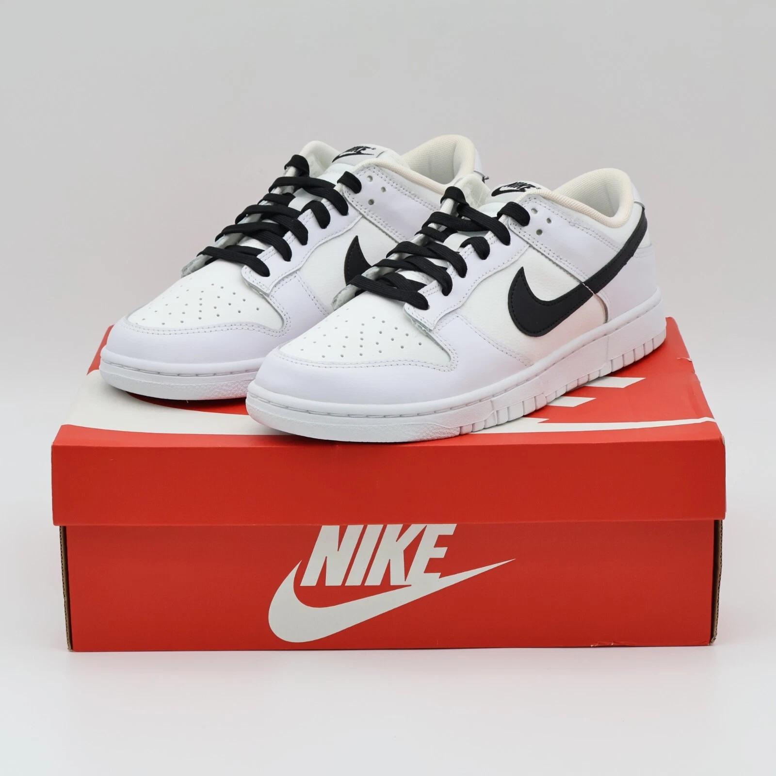 DJ6188-101 Nike Dunk Low Reverse Panda Черный Саммит Белый (Мужской) US 7.5