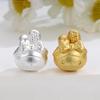 Sterling Silver 999 Bow Melody Beaded Rope Sanrio Loose Beads Jewelry Accessories