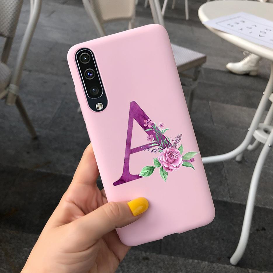 For Samsung Galaxy A30s A50s Case Soft Silicone Cute Letters Back Cover For Samsung A30 A50 s A 30 50 s Phone Cases Coque Bumper