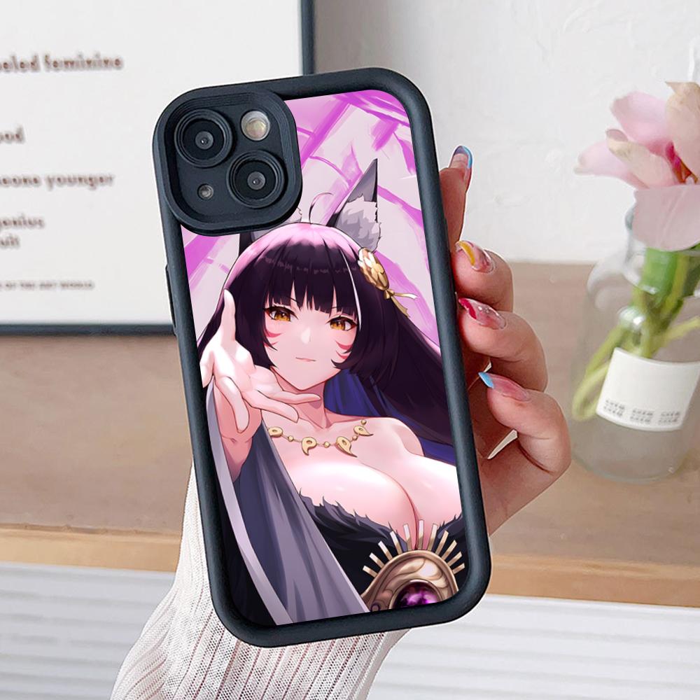 

Azur Lane Musashi Thicken TPU Mobile Phone Case for iPhone 17 16 15 14 13 12 11 Air Pro Max Plus Colorful Cover iPhone 16