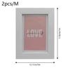2 Pieces Picture Frame Exquisite Photos Displaying Rack Desktop Ornament Table Frame Adornment for Decoration Storage Display  S