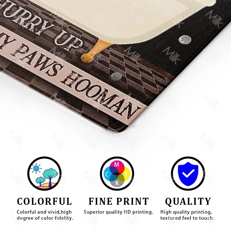 Funny Pet Schnauzer Dog Shop Art Metal Tin Sign Wall Poster Iron Painting for Bathroom Toilet Laundry Street Sweet Home Decor