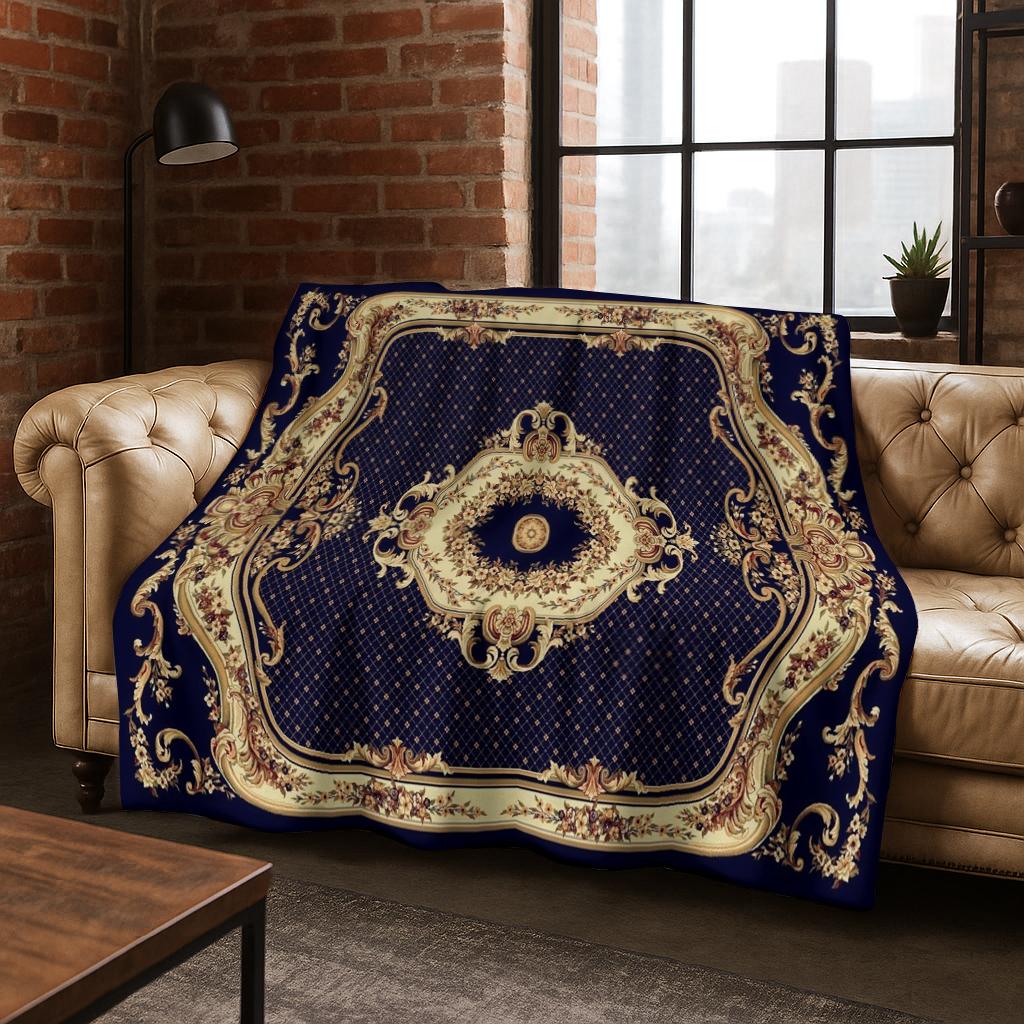 Persian Bohemian Series Pattern Flannel Blanket Soft Warm Blanket for Home Bedroom Office Travel Camping Picnic Gift To Friend