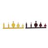 Miniatur-Weinglas und Flaschen-Set 1:12 Maßstab Puppenhaus Zubehör Transparent Mini Barware Modell Für Puppenhaus Bar Dekoration