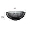 Nordic-Iron Fruit Storage Drain Basket Coffee Table Fruit Plate Hollow Out Bowls